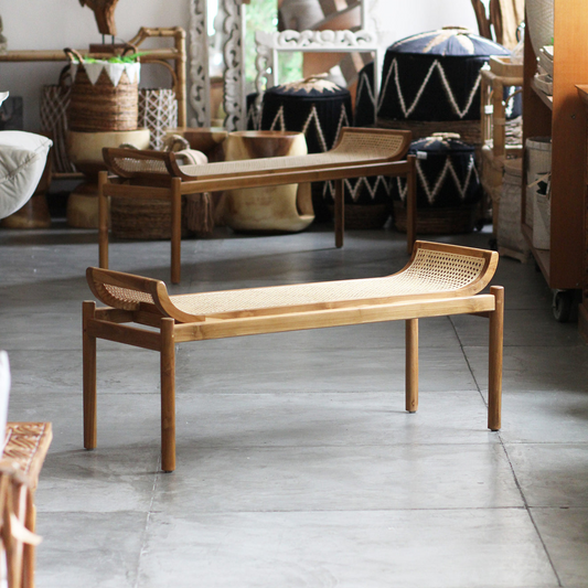Banco Rattan (AxLxP) 55x137x48cm