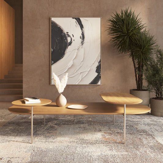 Conjunto Mesas de Centro - Medidas (AxLxP) 42x160x80cm