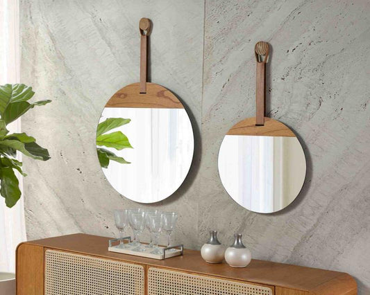 Conjunto de Espelho Decorativo Industrial - Medidas (AxLxP) 98x68x5cm - 75x45x5cm