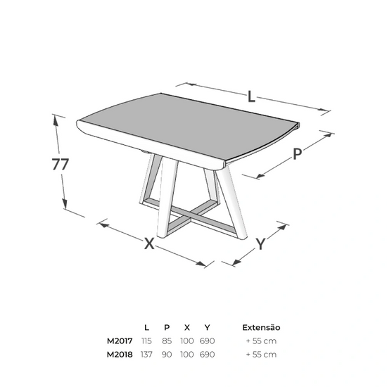 Mesa Elástica Ella