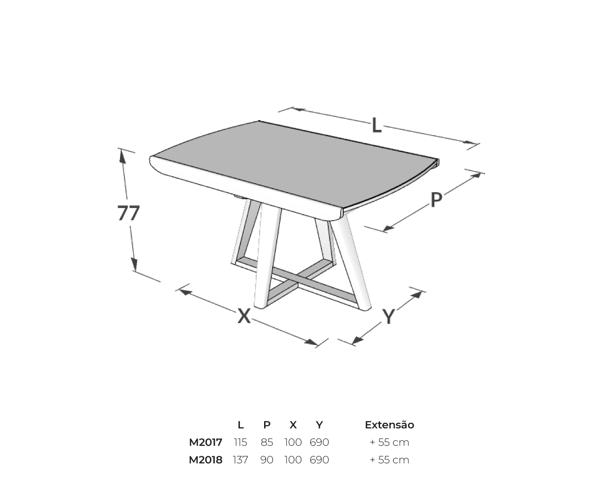 Mesa Elástica Ella