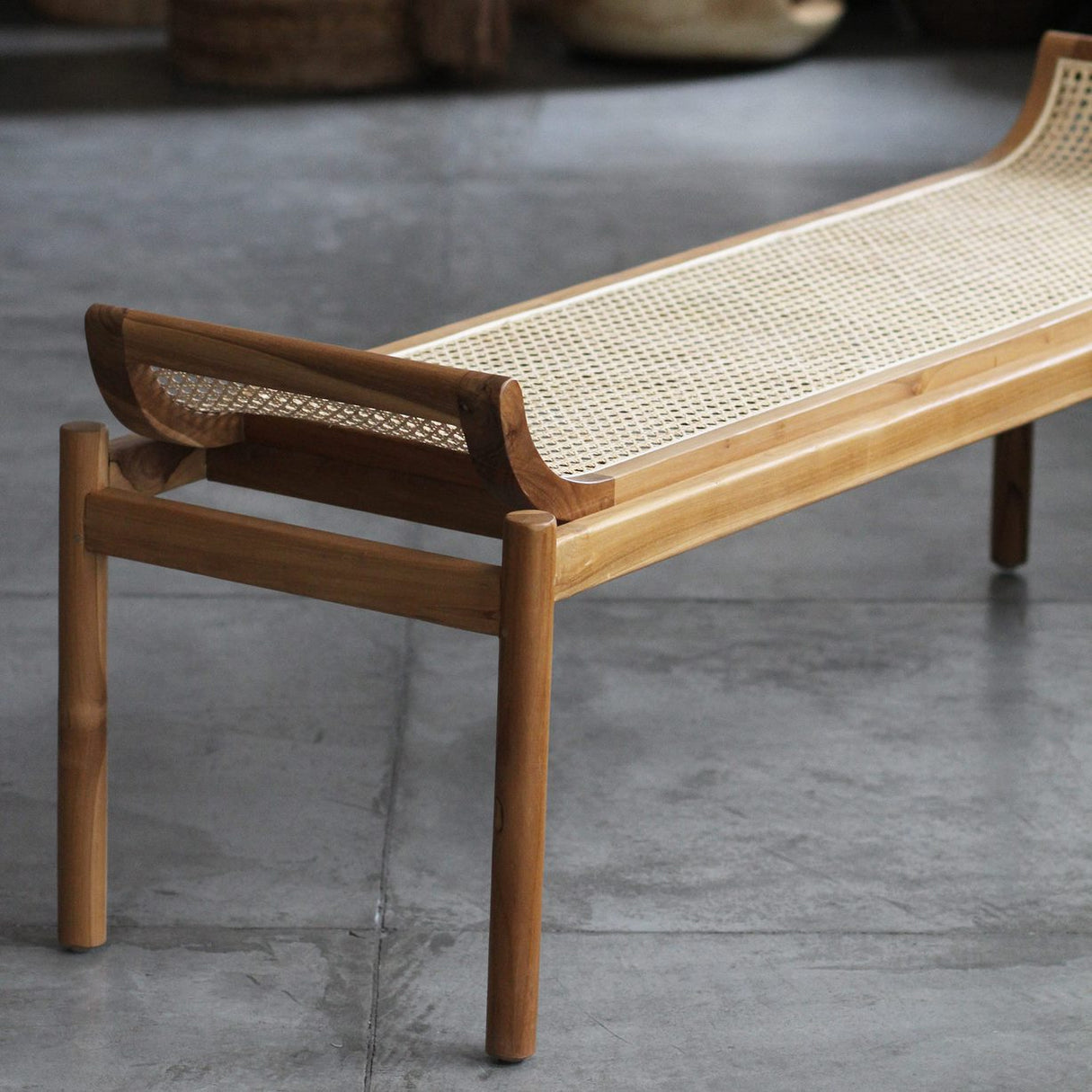 Banco Rattan (AxLxP) 55x137x48cm