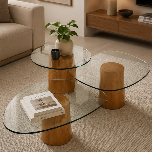 Conjunto 3 Mesas de Centro Vittra