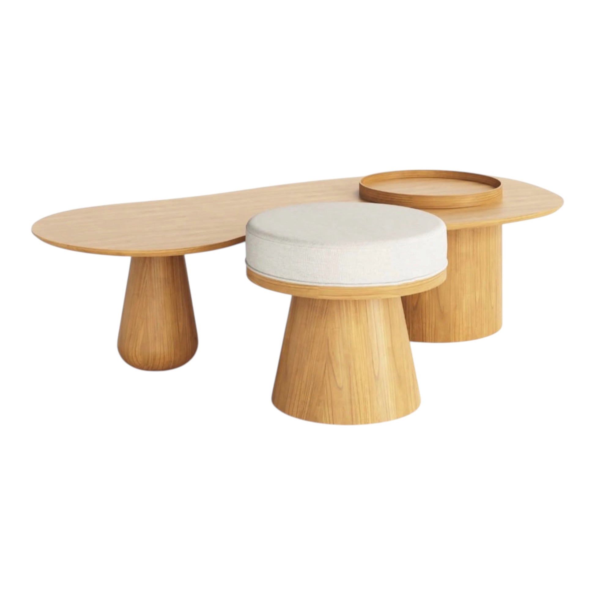 Mesa de Centro + Puff Elo
