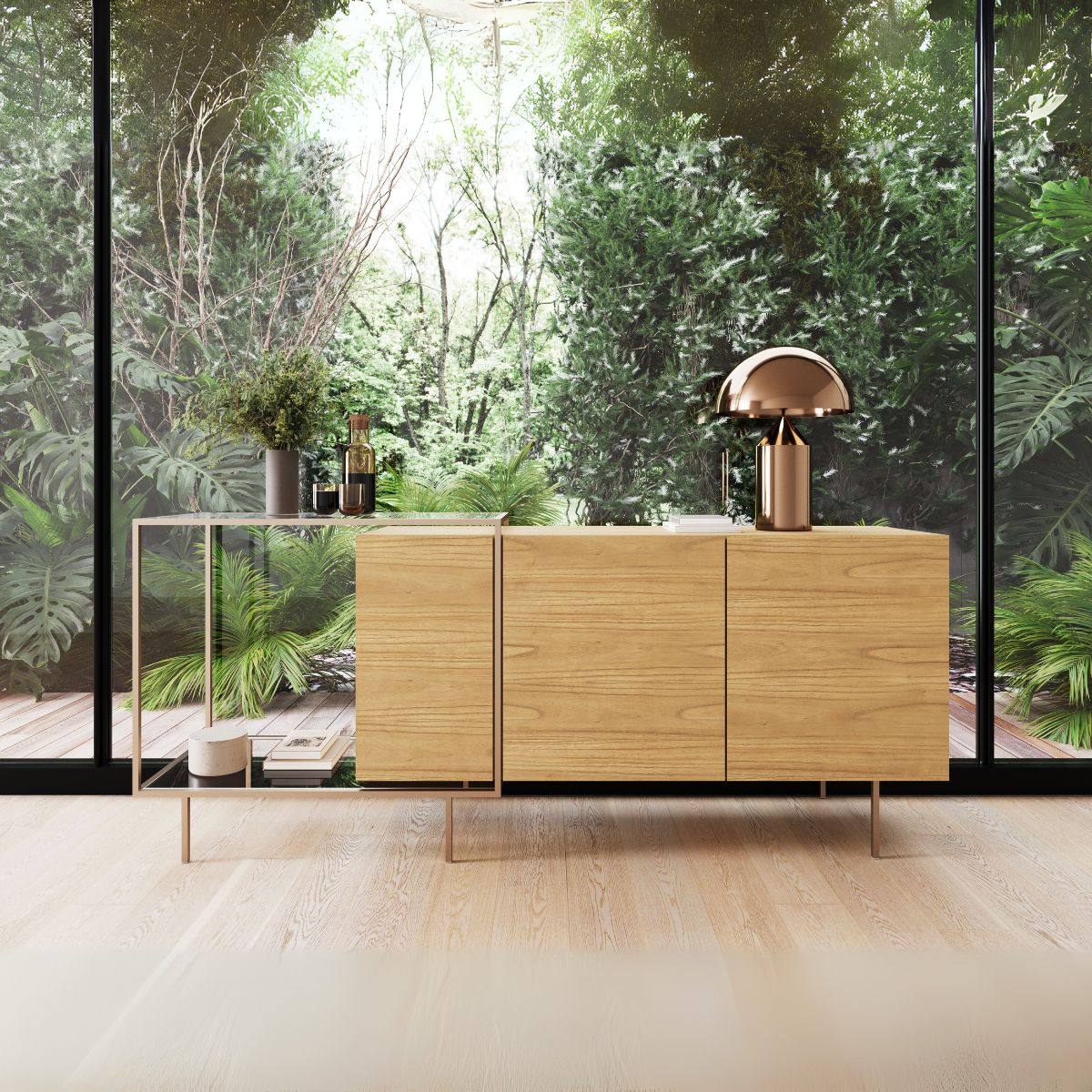 Buffet 244 - (AxLxP) 85x195x49cm