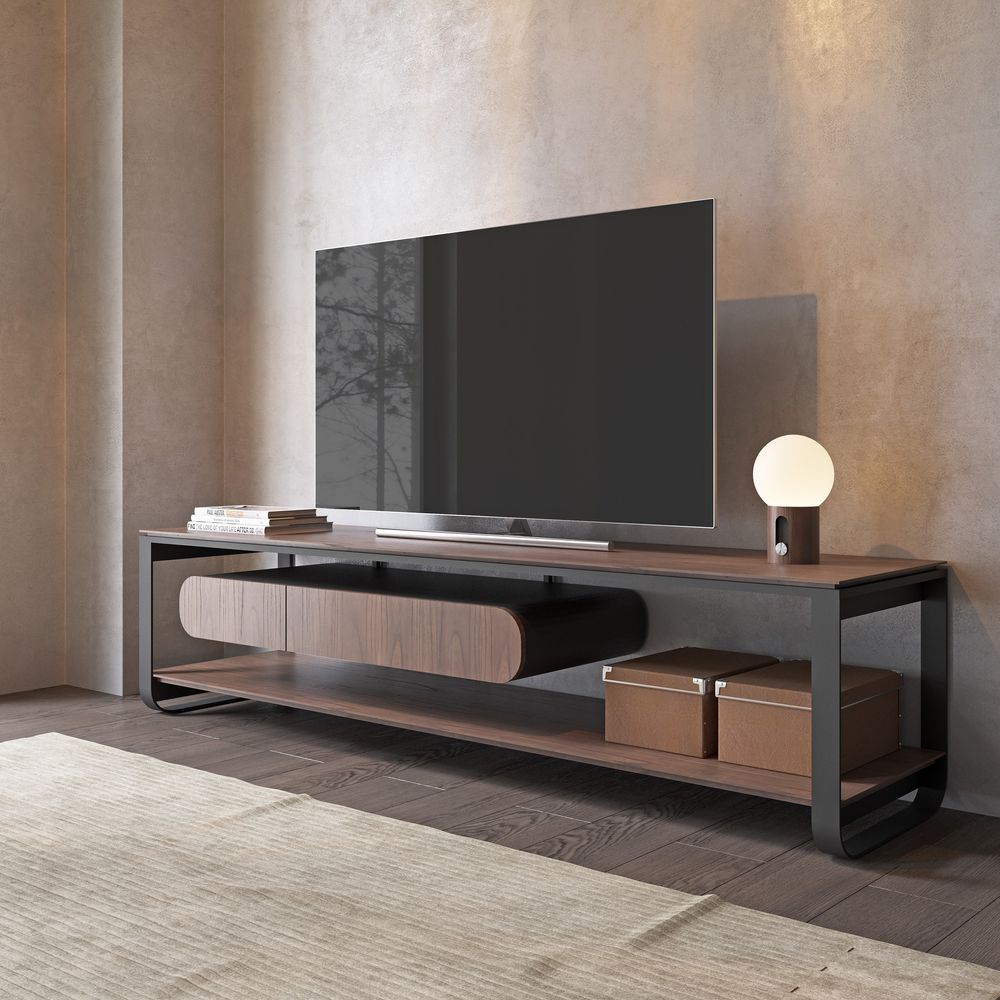 Rack Lucy Contemporâneo Madeira Maciça