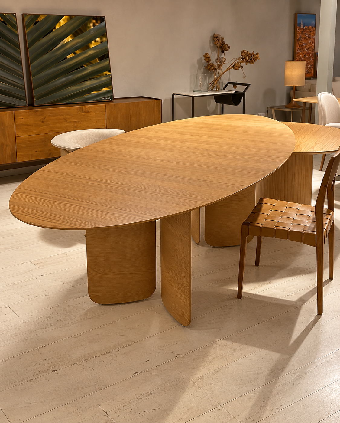 Mesa de Jantar Ambar Oval